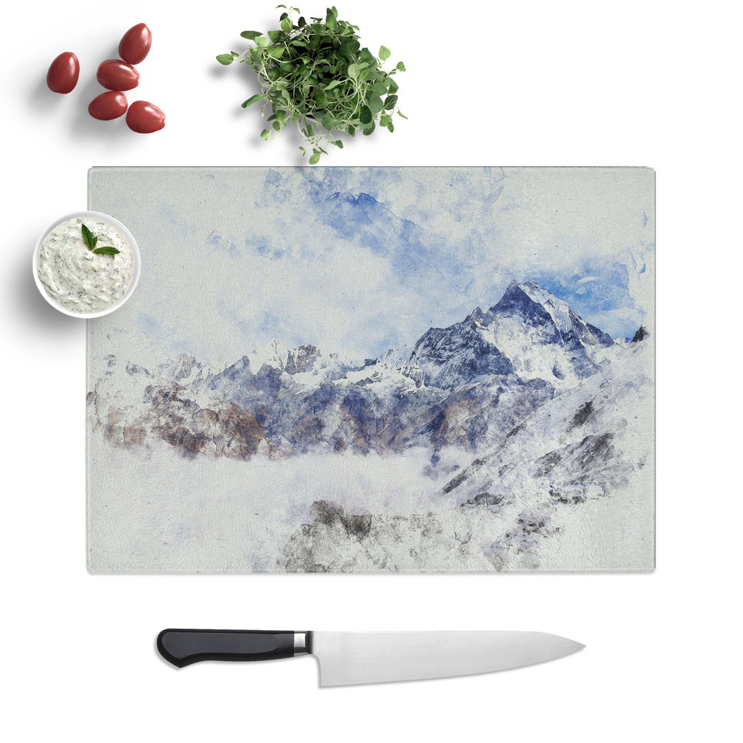 Mountain View Vol.4 Watercolour Chopping Board