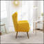 Fauteuil d'appoint à dossier capitonné en velours Sovarol au design élégant et au confort supérieur pour tout espace de vie-1793772590