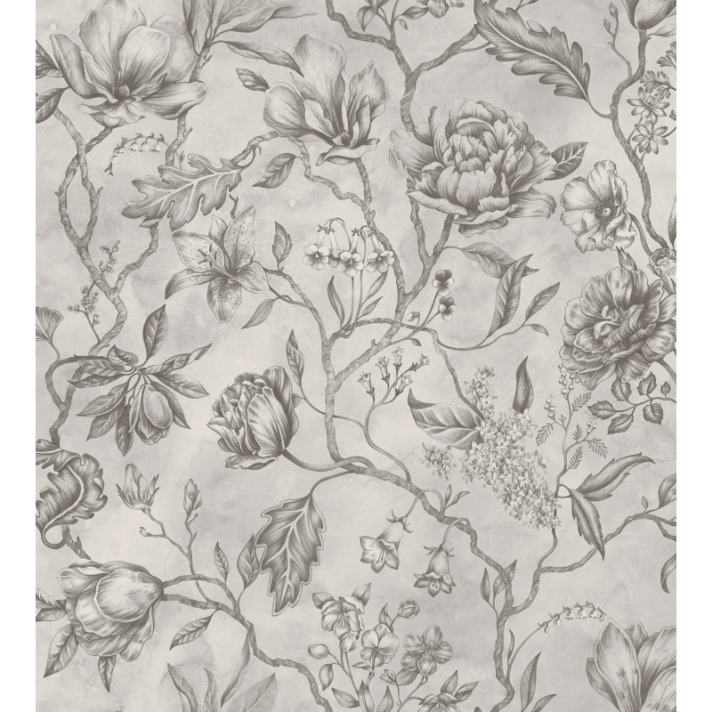 Kolonin Floral Wallpaper Roll, Sandstone