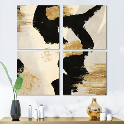 " Glam Collage II " 4 - Pieces Painting Print