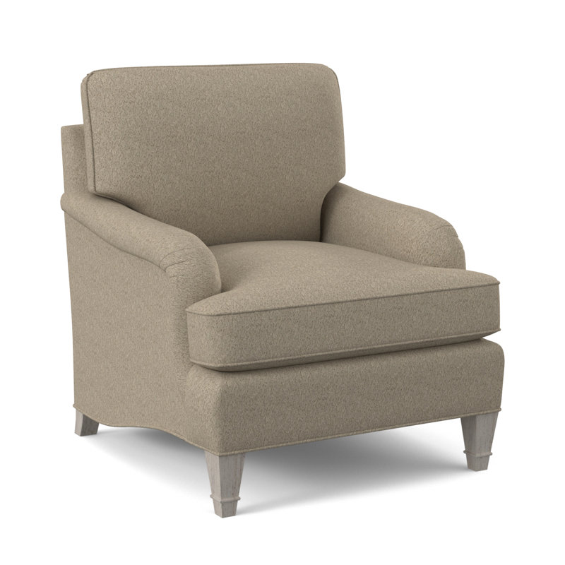 Fauteuil Everton, Lin de Venise, Bisque