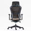 Chaise de bureau en filet à haut dossier-346038927