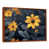 Toile avec cadre flottant brun