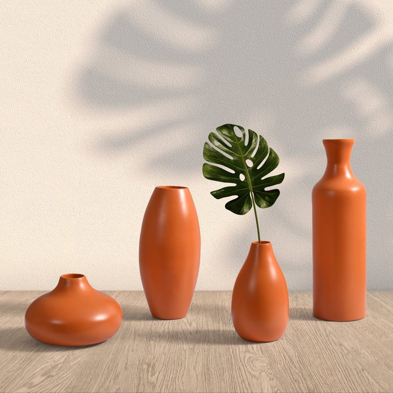 Brazil 12" Vase, Orange