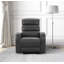 Fauteuil inclinable de cinéma maison en cuir véritable de 37 po de largeur-1361242617