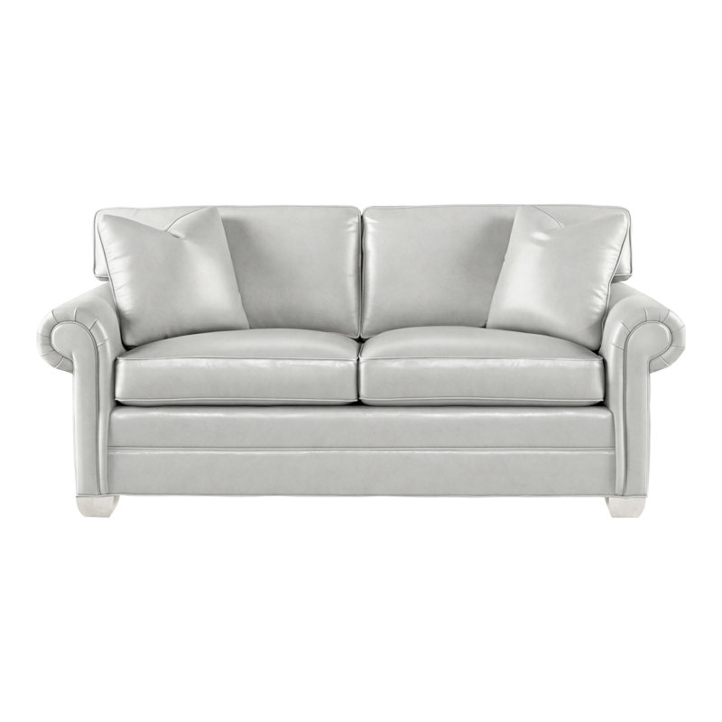 Main Street Loveseat, Gatsby Brown Sugar Genuine Leather, Casa Blanca