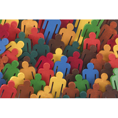 Group Of People - Wrapped Canvas Print