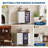 Multi-Function Mini Fridge Cabinet with Charging Station