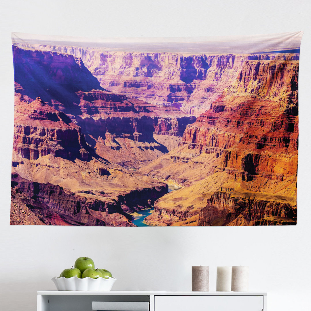 Wandbehang Grand Canyon in den niedrigen Erhebungs-nordamerikanischen erhabenen Stammes- Landschaft Arizonas