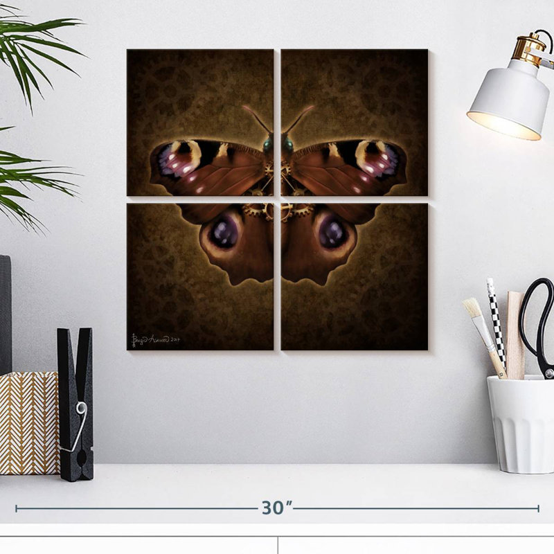 Papillon paon Bramp Steampunk II, H 18 po x l 18 po