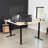67in x 60in L-Shaped Electric Desk, 3E6B Series-93981954
