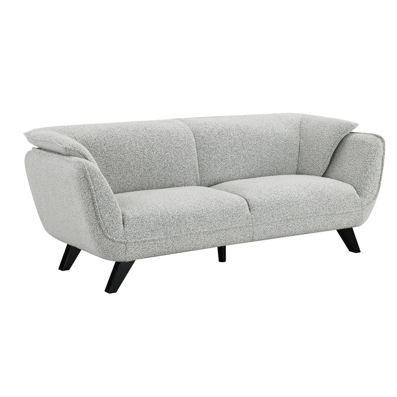 Canapé Nayeli, H 34 po x l 86 po x P 34 po, Boucle gris clair