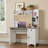 Farmhouse 47" Desk With Cabinet and Drawer