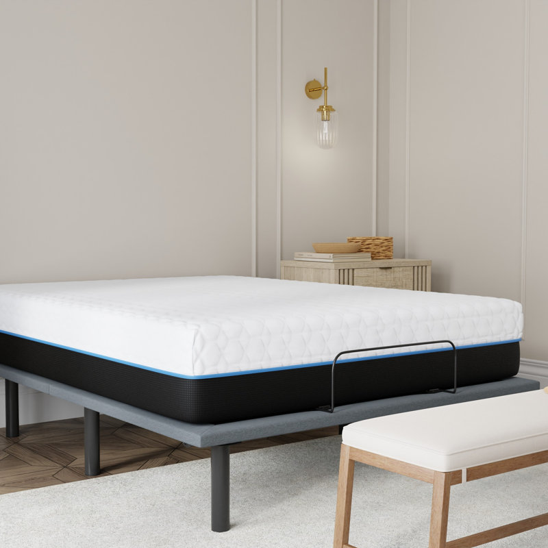 Plush Memory Foam Mattress With Phase Change Cooling Fabric, 12", Extra-long Twin