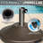 US Weight 50 lbs. Fillable Capacity Round Outdoor Patio Umbrella Base in Bronze-100476257