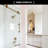 Elan Hart 56-60" W x 66" H Sliding Frameless Tub Door with 3/8" Clear Glass-69565585
