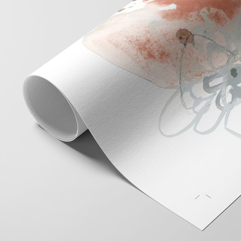 Petal Drift I - Impression sur toile seulement - NON CADRE, H 27 po x l 18 po