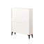 Range-chaussures moderne avec tiroirs lisses - armoire de chambre à coucher White Space