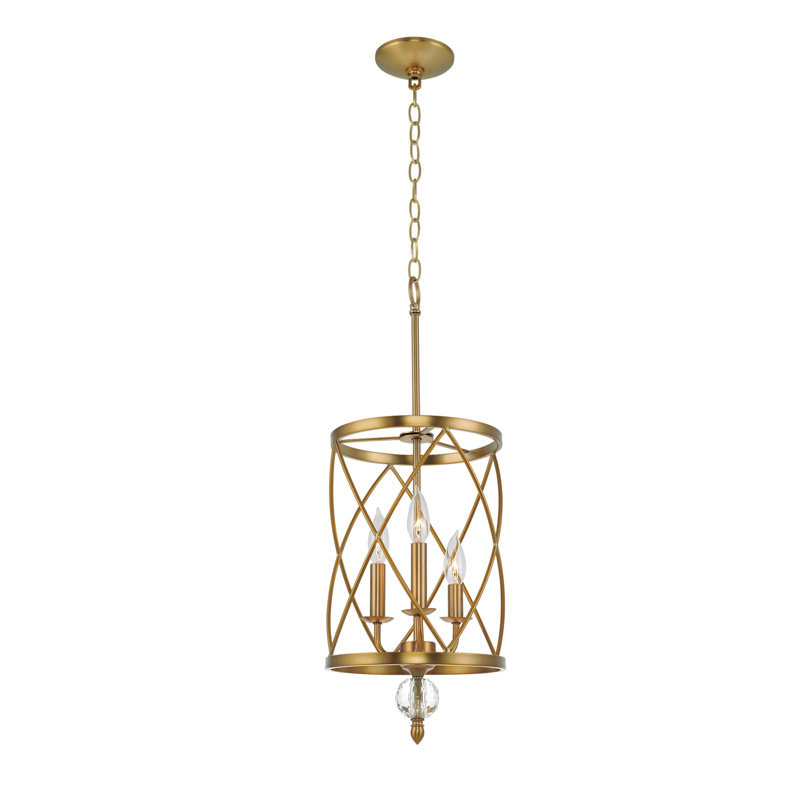 Luminaire suspendu cylindrique 3 lumières Tilghman
