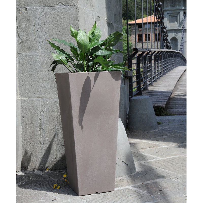 HYDRUS Square Pot Height, 85cm H x 39cm W x 39cm D, Havana