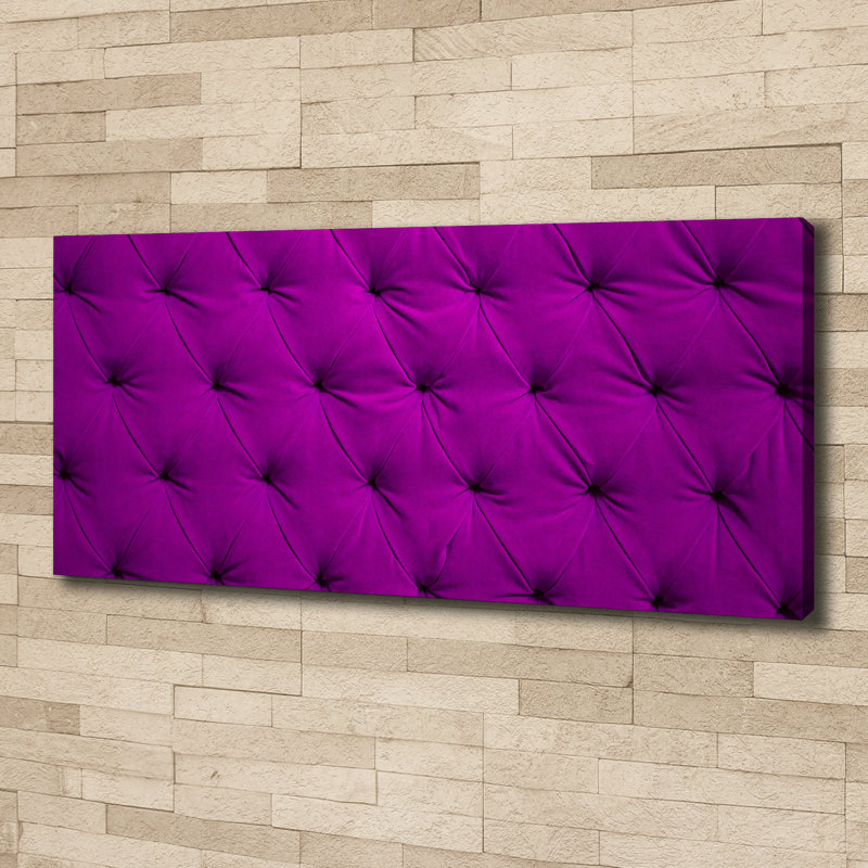 Velvet Wall - Wrapped Canvas Print, Canvas, 50cm H x 125cm W