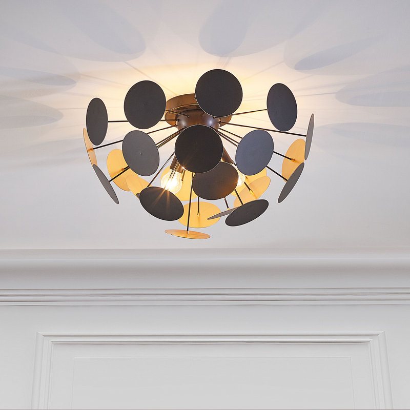 Maritsa Flush Mount, Gold