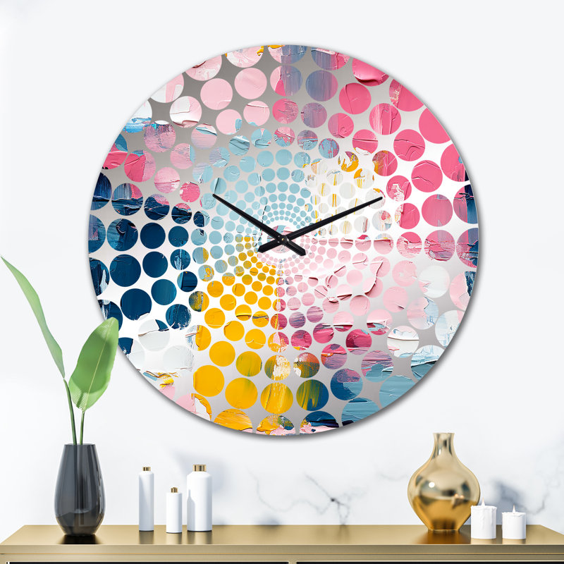 Domenic - Horloge murale abstraite, Très grand