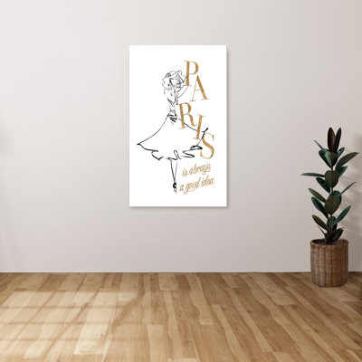 "Paris Model II" par Conrad Knutsen, reproduction sur toile