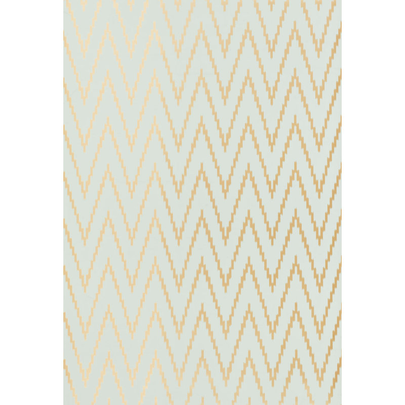 Papier peint Kasari Ikat, Aquamarine