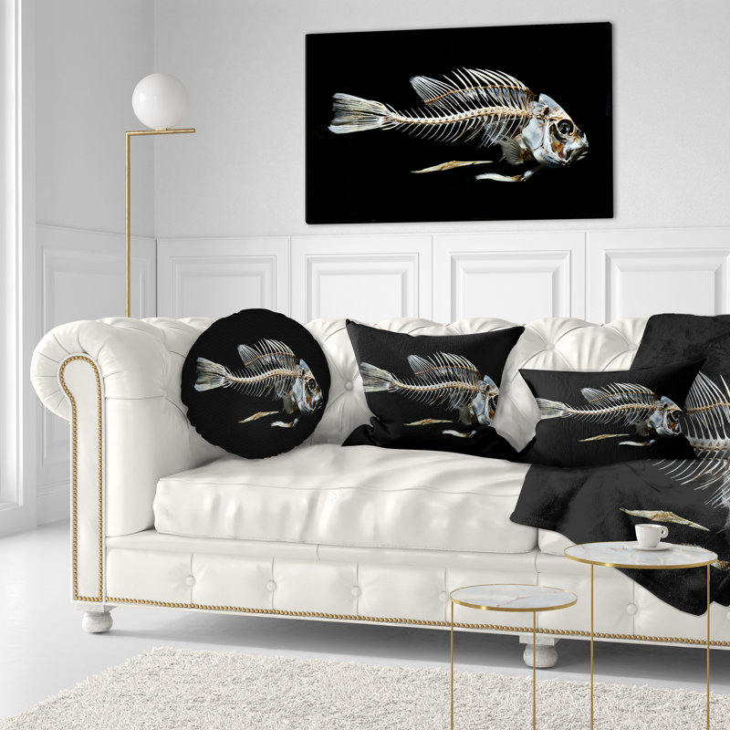 Coussin lombaire à squelette pour poisson animal