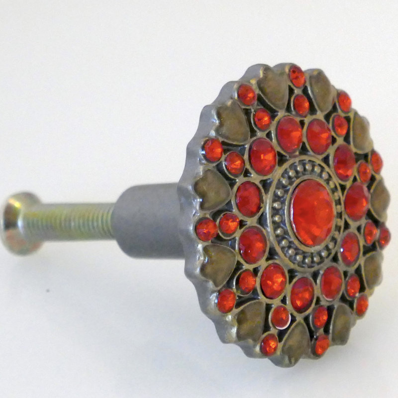 Paquet de boutons ronds de 1,5 po de diamètre cloisonné peint à la main