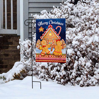 Drapeau de jardin Gingerbread House