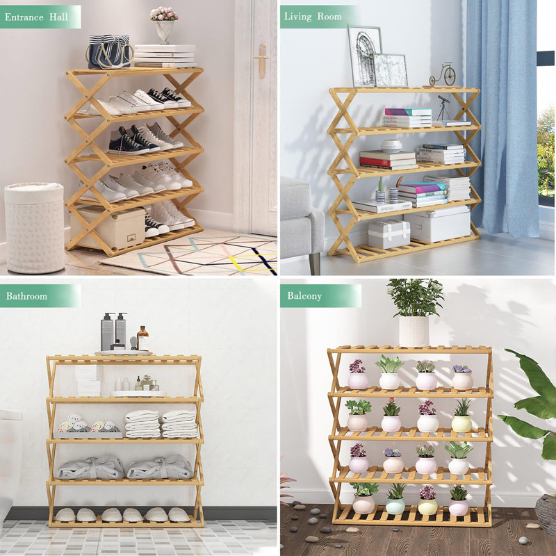 10 Pair Shoe Rack