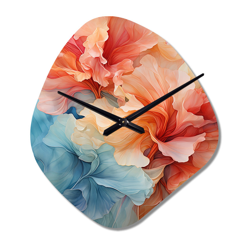 Horloge murale en métal Florman, Grand