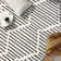 Boho Stripe Design Low Pile Performance Area Rug