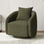 Fauteuil demi-tonneau pivotant l 28,5 po Bashar-898202286