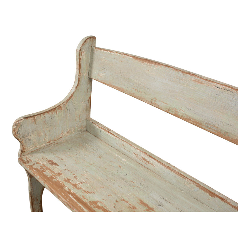 Arlo Solid Wood Bench, Green