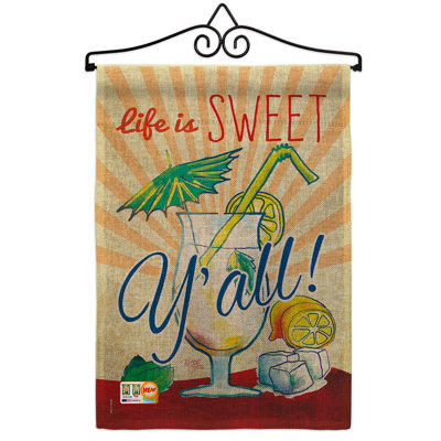 Double Sided 18.5'' H x 13'' W Polyester Garden Flag