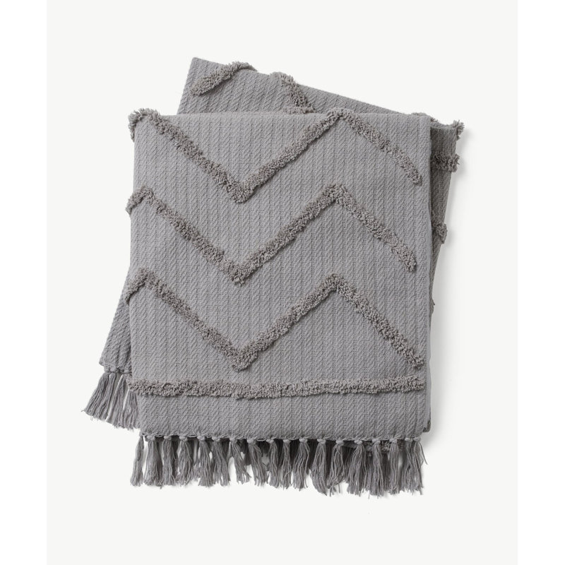 Jeté Blueloom Bowie (50 x 60), gris