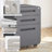 Lockable 3-Drawer Mobile File Cabinet With Anti-Tilt Wheels, Under Desk Steel Storage For Legal/Letter/A4 Files,Multipurpose Printer Stand-114237662