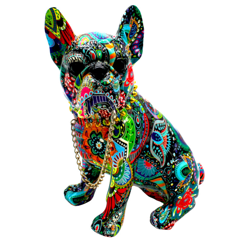 Figurine bouledogue français Bibiane Plus