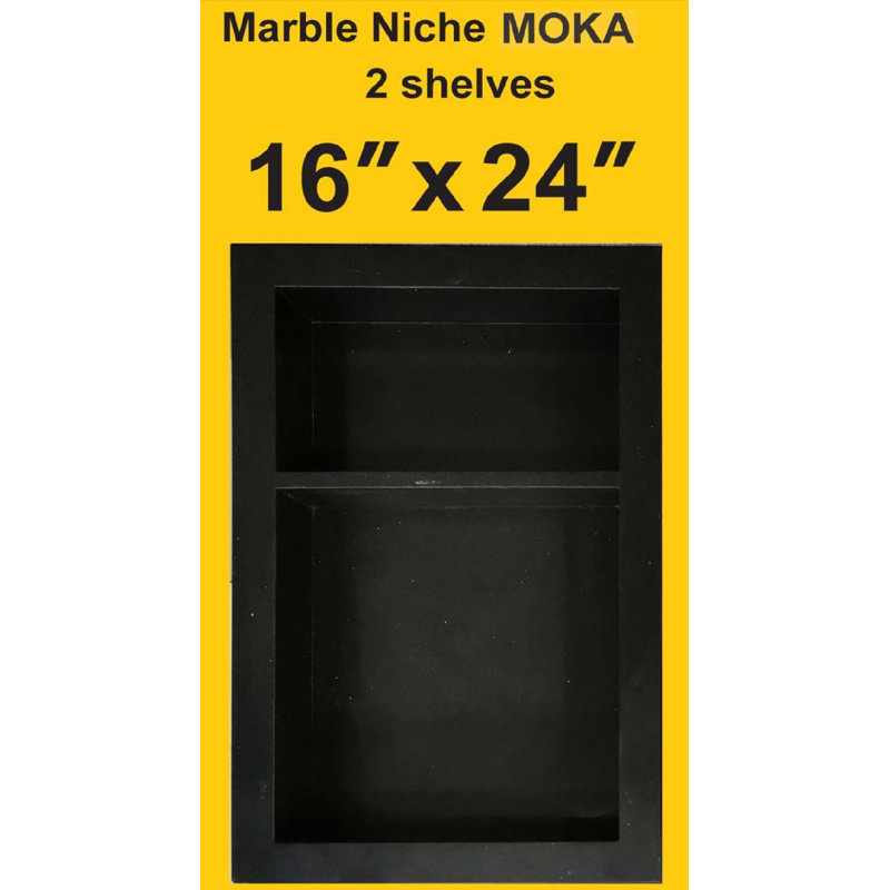Niche douche moka 16 po x 24 po (1 pièce par boîte)