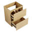 Meuble-lavabo autoportant avec lavabo en résine, armoire de rangement avec portes à fermeture douce (ensemble KD)-112367414