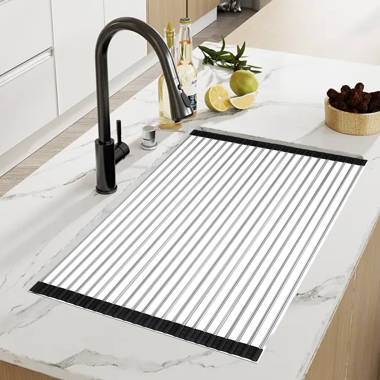 Frifoho Roll Up Stainless Steel Over the Sink Dish Rack