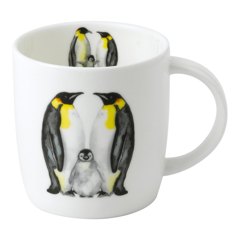 Grande tasse à café en porcelaine pingouin Dallon