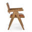 Chaise avec accoudoirs à dossier rembourré Dolton