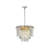 6-Lights Modern 3-Tier Round Fringe Crystal Chandelier-197923459