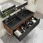 Base de meuble-lavabo double 46,93 po mural seulement
