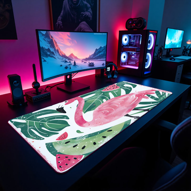 Polyester Desk Pad, 14.4x12.1