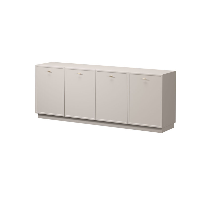 Bagga Sideboard 200cm, Beige Cream/Gold